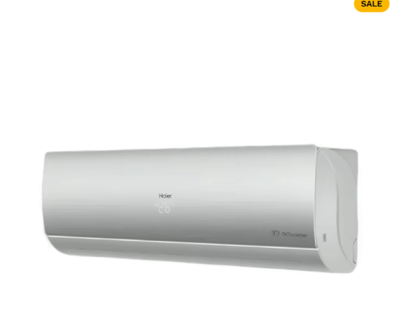 Haier 1.5 Ton HSU-20HFTEX T3 DC Inverter Split Air Conditioner Heat and Cool Turbo Cooling WiFi Control and Self Cleaning Grey/Off White - Image 3