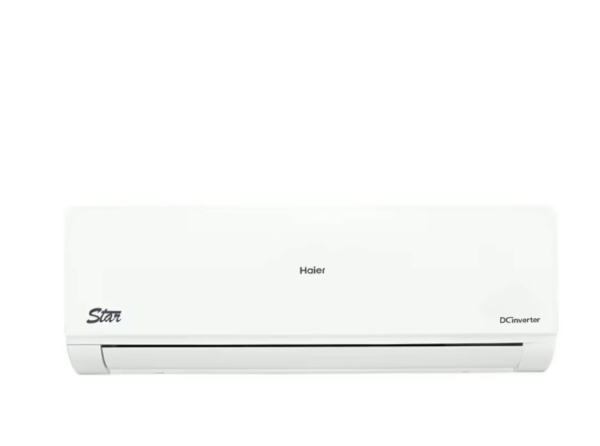 Haier 1.5 Ton HSU-19HFCA DC Triple Inverter Split Air Coditioner Heat and Cool Energy Efficient Optimized Cooling Hidden LED Display and Self Cleaning UPS Enable